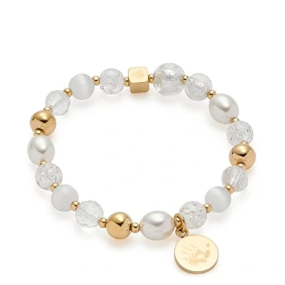 Image of JEWELS BY LEONARDO Women IP gold Stretch Bracelet 18113