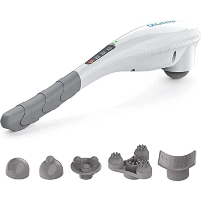 Image of RENPHO Hand Held Deep Tissue Massager for Muscles, Back, Foot, Neck, Shoulder, Leg, Calf Pain Relief 2600mAh Large Capacity Battery Cordless Electric Percussion Full Body Massage with Portable Design