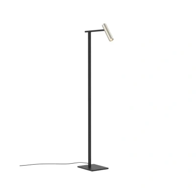 Image of Leda Floor Matt Black Light Astro