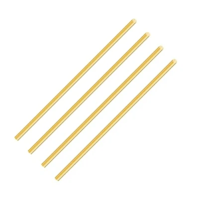Image of LAVMHAB Round Brass Rod 2mm x 150mm, Solid Shaft Rods Bars for DIY Craft (4pcs)
