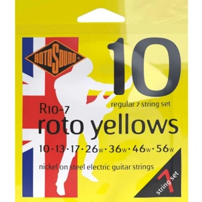 Image of Rotosound R Roto electric guitar 7 to 12 str. nickel plated set string Regular 10 56 R10