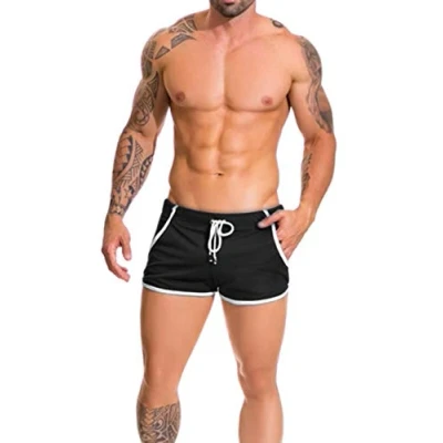 Image of Alivebody Men&#039;s Mesh Athletic Shorts for Running Workout Swimming Quick Dry Lightweight Color Black Size XXL