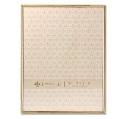 Image of Lawrence Frames 8.5W x 11 Inch H Simply Gold Metal Picture Frame (670081)