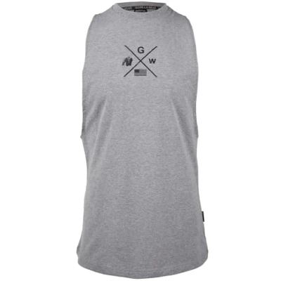 Image of Cisco Drop Armhole Tank Top Gray/Black XXL