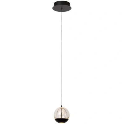 Image of Lucide SENTUBAL Pendant light 14 cm LED 1x6,3W 2700K Black