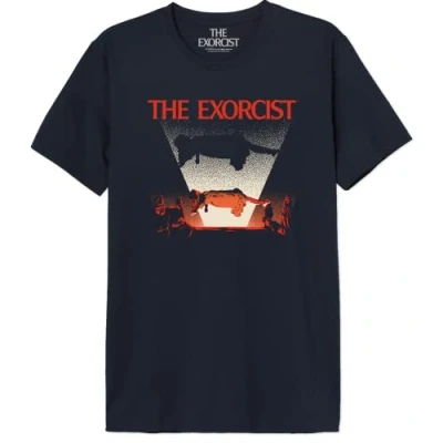 Image of The Exorcist Men&#039;s UXEXORMTS001 t Shirt, Navy, L