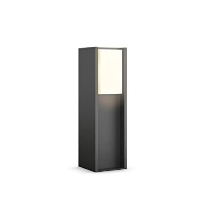 Image of Philips Hue Turaco White LED Smart Outdoor Pedestal Light, For Garden and Patio. Works with Alexa, Google Assistant Apple HomeKit
