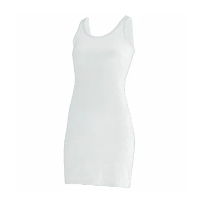 Image of Skinnifit Womens Extra Long Stretch Tank Top White X Large