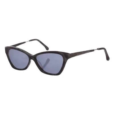 Image of Zen Z437 WoMens cat eye acetate sunglasses Dark Grey One Size