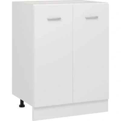 Image of vidaXL Bottom Cabinet Lyon White 60x46x81.5 cm Engineered Wood