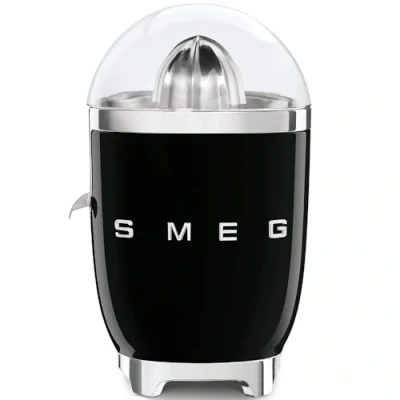 Image of Smeg CJF11BLUK Citrus Juicer, Aluminium, 70 W, Black