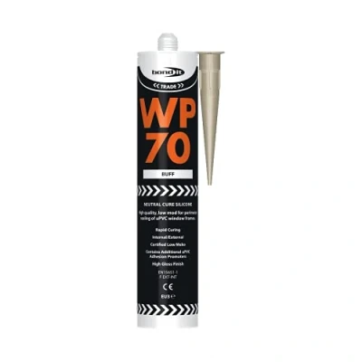 Image of Pack of 12 Bond It Buff WP70 Oxime Silicone General Purpose Mastic Low Modulus