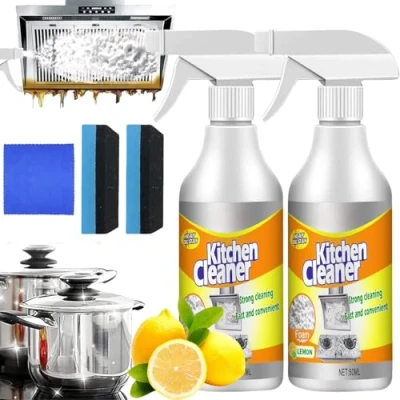 Image of Donubiiu Kitchen Cleaner Foam Spray, Cleaner, Sciasi Heavy Duty Multi Purpose (2PCS)