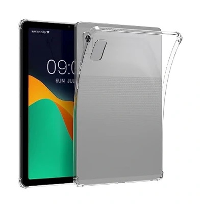 Image of kwmobile Case Compatible with Lenovo Smart Tab M9 Soft TPU Back Protector Cover for Tablet Transparent