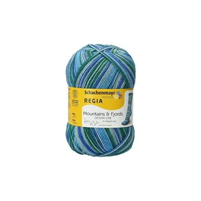 Image of Regia Schachenmayr Design Line 4 Thread, 100G sognefjord Handknitting Yarns