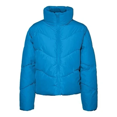 Image of VERO MODA Women&#039;s Vmwave Short Jacket Boos, French Blue, M