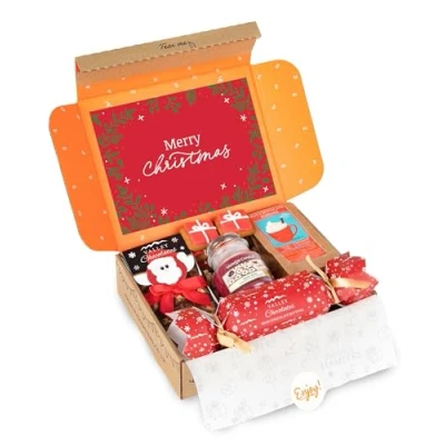 Image of Christmas Goodies Hamper Letterbox Gift Postal Corporate Gifting Staff Gifts