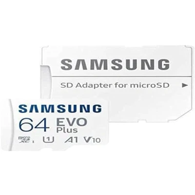 Image of Samsung EVO Plus MicroSDXC 64GB + SD Adapter