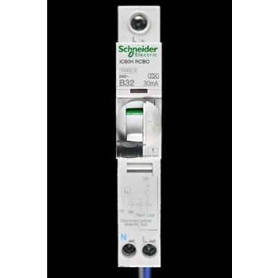 Image of Schneider Electric A9D31832 Circuit Breaker 1 (32 A, IP20, 15 60 C, 40 85 18 mm, 77.5 mm)
