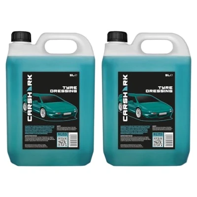 Image of CARSHARK Tyre Dressing 2 x 5 Litre, High Performance Formula, Deep Shine, UV Protection