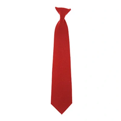 Image of Yoko Clip On Tie (Pack of 4) (One Size) (Red)