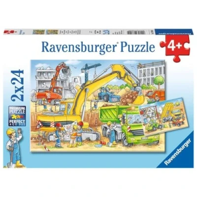 Image of Ravensburger 78004 Tiere Lots to do on the construction site children&#039;s puzzle, grey