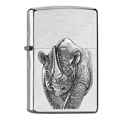 Image of Zippo Lighter, Brushed Chrome, One Size