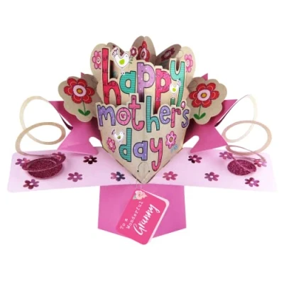 Image of Happy Mother&#039;s Day To A Wonderful Granny Pop Up Card 3D Greeting Cards POP004M08