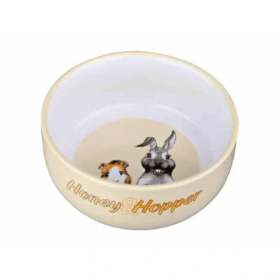 Image of Trixie Honey and Hopper Green Bowl, 11 cm