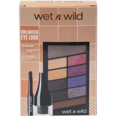 Image of Wet n Wild Ultimate Eye Look Set, Make up Set with Long Lasting Brow Pomade &amp; Color Icon 10 Pan Shadow Palette, Creamy and High Pigmented for Intense Blendable Looks