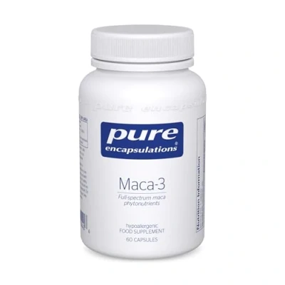 Image of Pure Encapsulations Maca 3 Hypoallergenic Phytonutrient Supplement Glucosinolates, Macamides and Macaenes 60 Capsules
