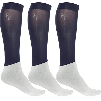 Image of Kingsland Lightweight Riding Socks Black/Navy/Pink/Brown 36 41 or 42 46 [42 46,Navy]