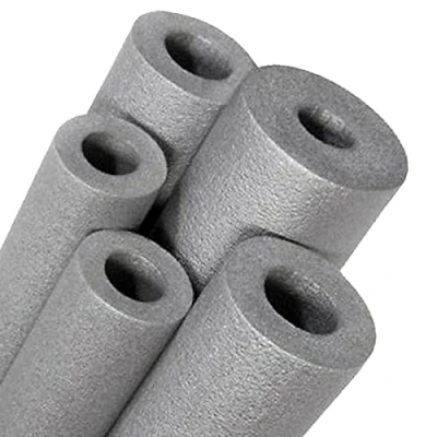 Image of Grey Foam Pipe Insulation / Tube Lagging Wrap Roll Copper Lag (28mm x 13mm, 20 1m)