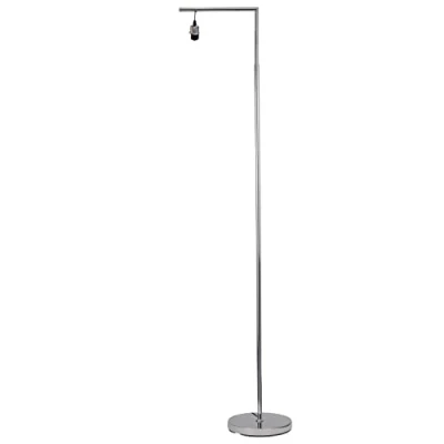 Image of firstchoicelighting Modern Angled Design Floor Light Standing Lamp Base, Polished Chrome, Height 162cm, Base Only, LED Compatible