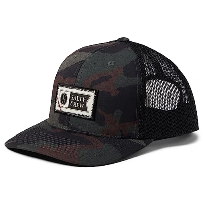 Image of Salty Crew Topstitch Retro Trucker Cap One Size