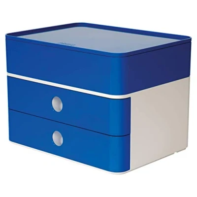 Image of Han 1100 80 SMART Box PLUS ALLISON, Drawer with 2 Drawers and Utensil Box, Lime Green