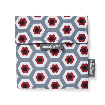 Image of Roll&#039;eat ® Reusable Snack Bag Kids Snacks Container Eco Friendly Food for Storage Born Holder Snack&#039;n&#039;Go Tiles