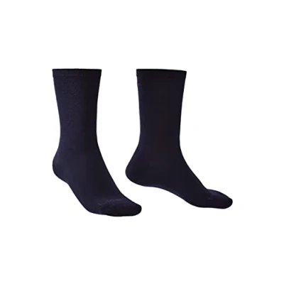 Image of 2 Pair Navy Thermal Liners For Extra Warmth And Dryness Next To Skin Unisex 3 5.5 Bridgedale