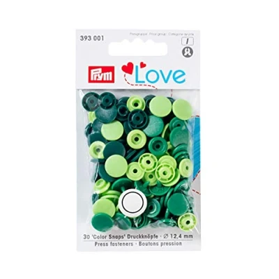 Image of Prym Press Fasteners, Green, One