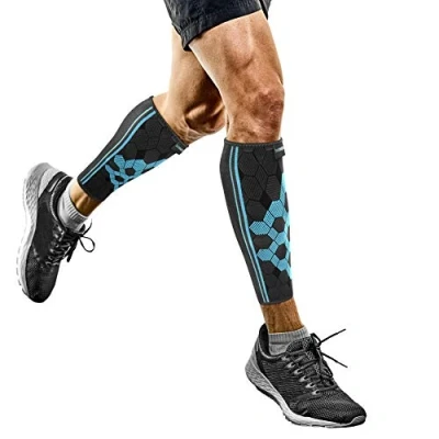 Image of bonmedico Vido calf brace to relieve pain and stabilise the calf, pack of 2, L