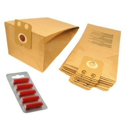 Image of First4spares Dust Bags for Nilfisk Vacuum Cleaners (10 Pack + 5 Bag Freshener Sticks)