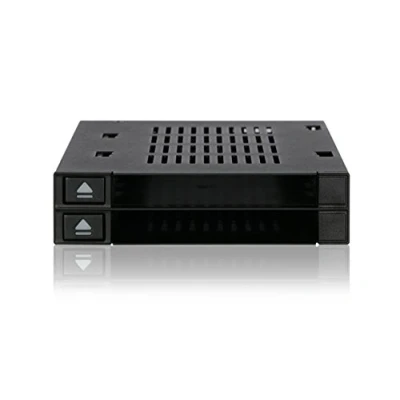 Image of Icy Dock Flexidock MB522SP Frame for 2x 2.5 inch (6.4 cm) SATA SSD/HDD IN 1 x 3.5 (8.9 cm),black