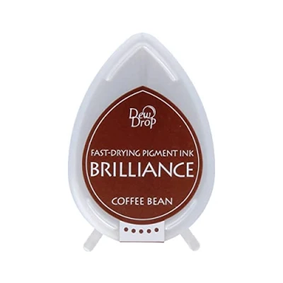 Image of Tsukineko Brilliance Dew Drop Ink Pads Pearl Coffee Bean