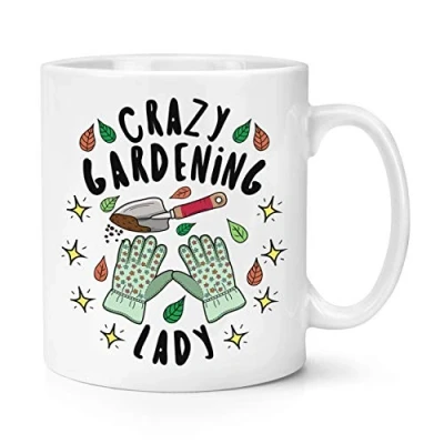 Image of Crazy Gardening Lady Stars 10oz Mug Cup