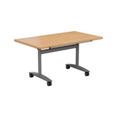 Image of Allegro Tilting Table 1200x700 White Top and Silver/Ref OTT1270SVWH