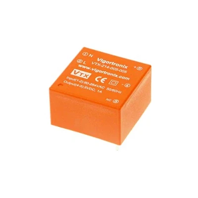 Image of VIGORTRONIX 5 W Miniature AC DC Converter 90 265 V 24 VTX 214 005 024