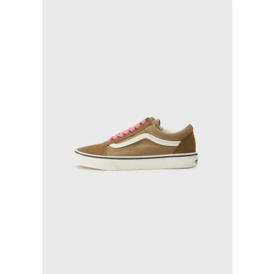 Image of Vans OLD Skool Trainers, Women&#039;s, Size: 4, Pop brown/pink shoes