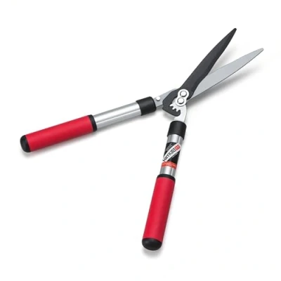 Image of Kimura® Pro Heavy Duty Garden Shears Premium Hedge with Patented Gearing Technology, Ultra Lightweight Aluminium Handles, Japanese SK5 Steel Blades, Ideal for Gardening 560mm