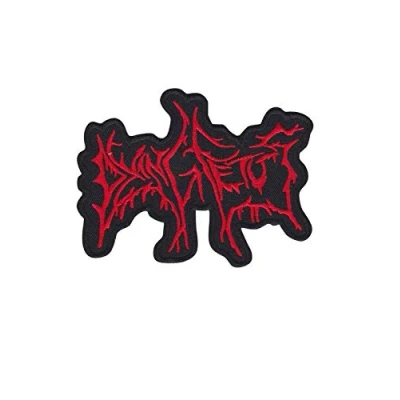 Image of Dying Fetus Red Death Metal Band Patch Badge Embroidered Iron on Applique Souvenir Accessory