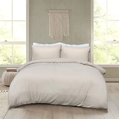 Image of Sleepdown Duvet Cover Set, Natural, King